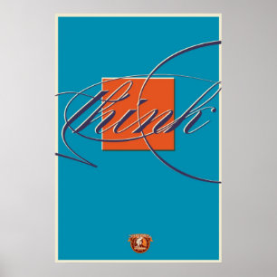 Affiches Penser à l'extérieur de la boîte -Imprimer