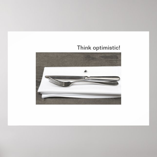 Affiches Pensez optimiste ! (Devant)