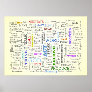 Affiches Pensez sur ces choses