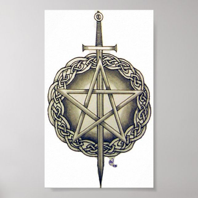 Affiches Pentacle irlandais (Devant)