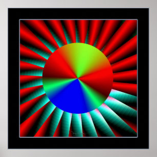 Affiches Perception de profondeur de distance