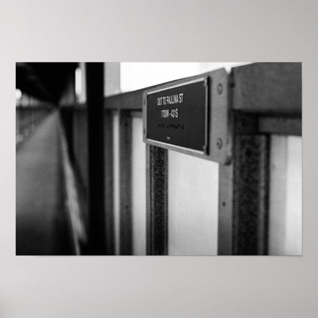 Affiches "Perdu sur le L" (Devant)