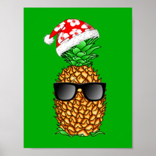 Affiches Père Noël Ananas