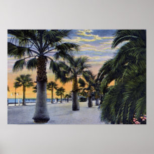 Affiches Père Noël Barbara California Seaside Boulevard