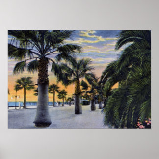 Affiches Père Noël Barbara California Seaside Boulevard