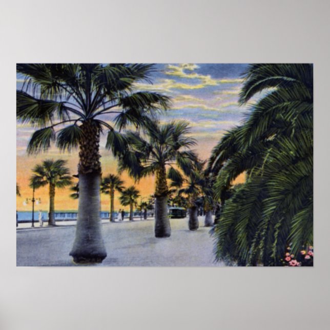 Affiches Père Noël Barbara California Seaside Boulevard (Devant)
