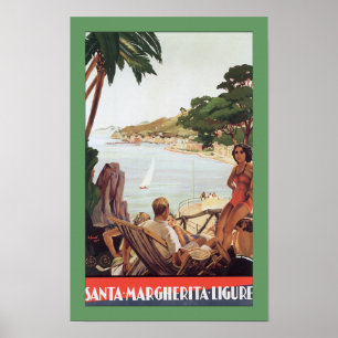 Affiches Père Noël Margherita Ligure