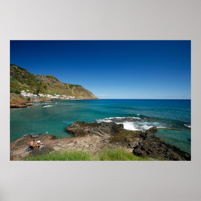 Affiches Père Noël Maria - Açores (Devant)