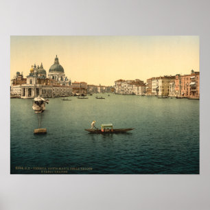 Affiches Père Noël Maria della Salute, Venise, Italie