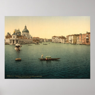 Affiches Père Noël Maria della Salute, Venise, Italie