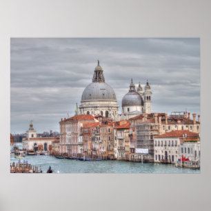 Affiches Père Noël Maria della Salute, Venise Italie