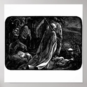 Affiches "Père Noël Muerte" (faucheuse mexicaine)