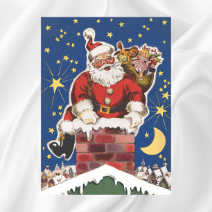 Affiches Père Noël vintage, Cette Nuit Avant Noël