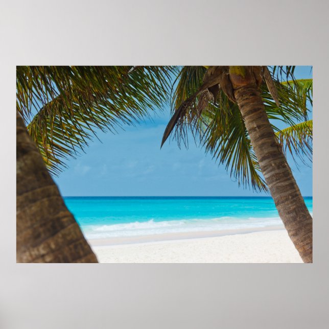 Affiches Perfect Tropical Paradise Beach (Devant)