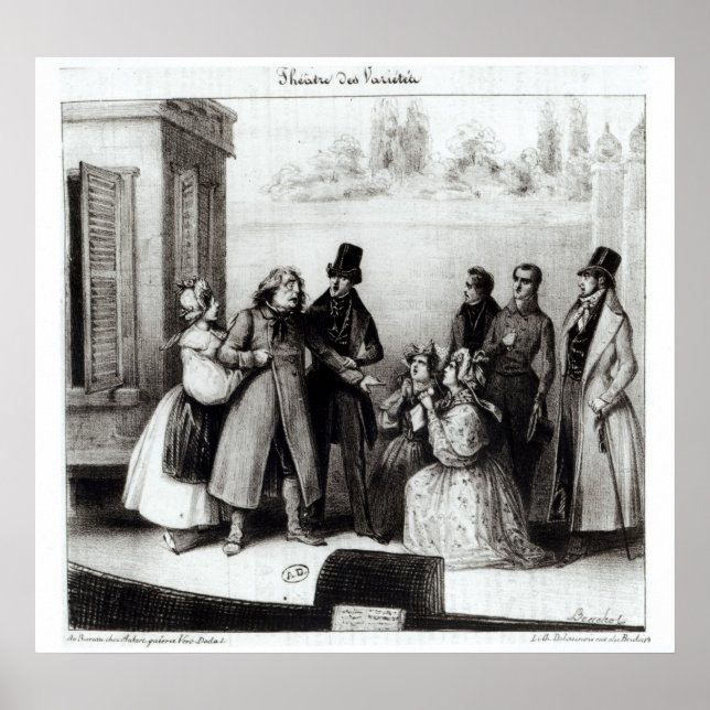 Affiches Performance de "Le Pere Goriot" (Devant)