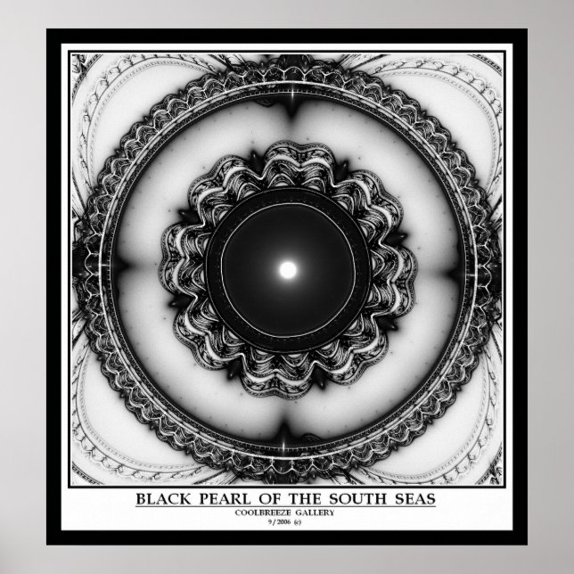 AFFICHES PERLE NOIRE DE LA MER DU SUD (Devant)