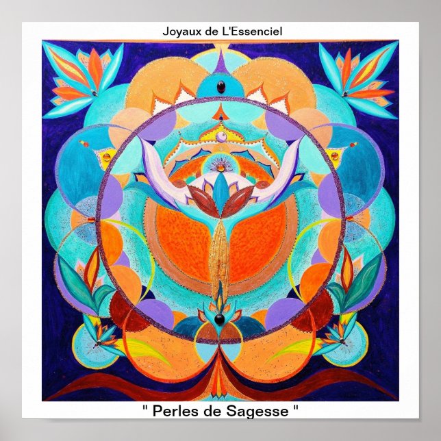 Affiches " Perles de Sagesse " (Devant)