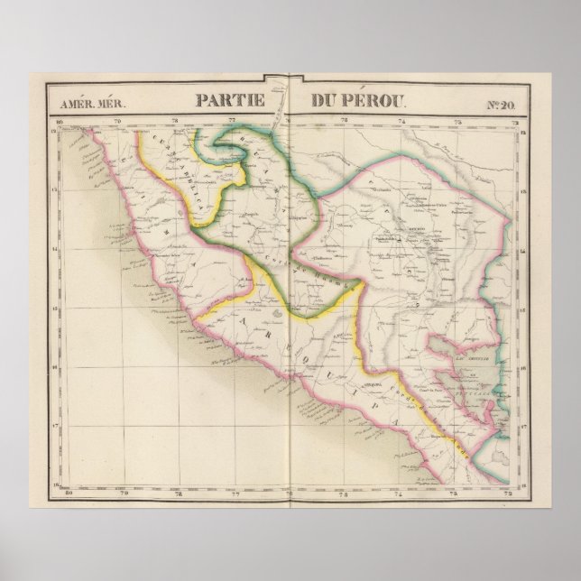 Affiches Pérou, Amérique du Sud 20 (Devant)