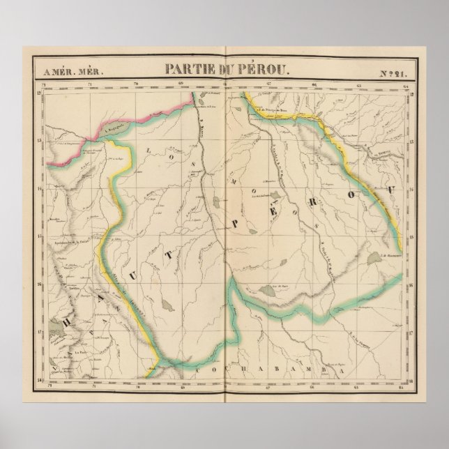 Affiches Pérou, Amérique du Sud 21 (Devant)