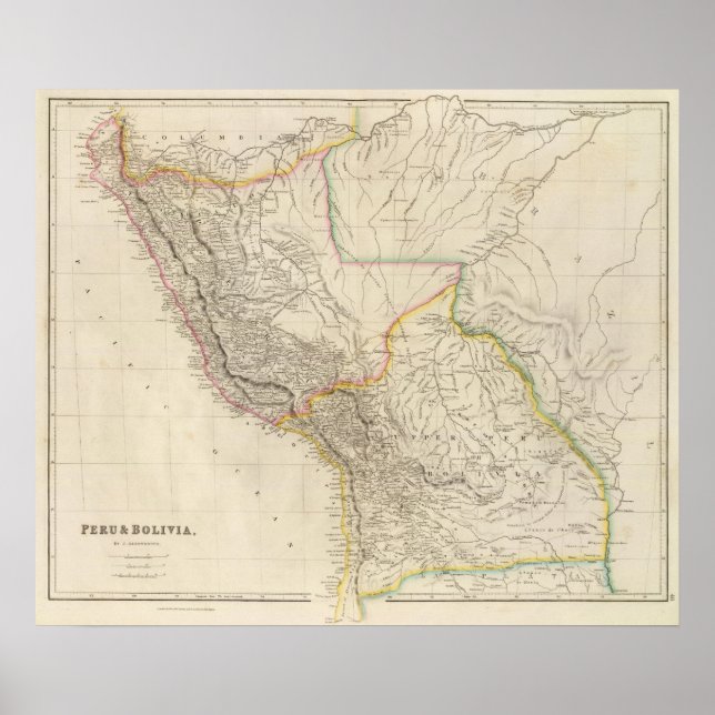 Affiches Pérou et Bolivie (Devant)