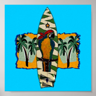 Affiches Perroquet de pirates