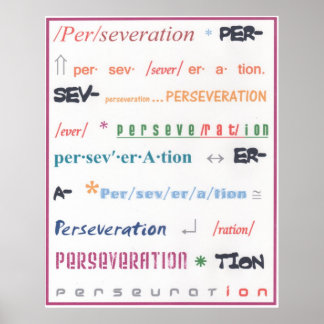 Affiches Persévérance