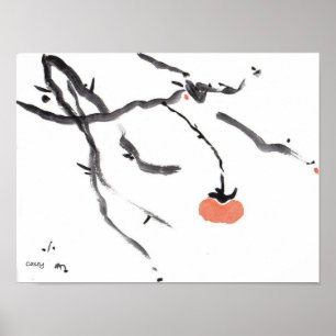 Affiches Persimmon et Branches Art Print