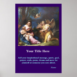 Affiches PersonnaliserABLE - Marie et enfant