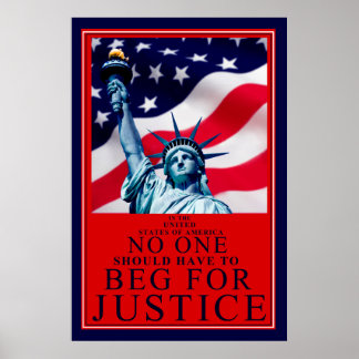 Affiches Personne ne devrait demander justice