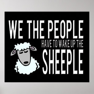 Affiches Personnes et Sheeple - Humour politique