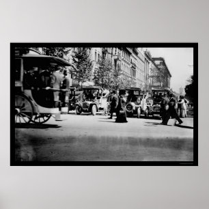 Affiches Personnes et trafic à Berlin, Allemagne 1913