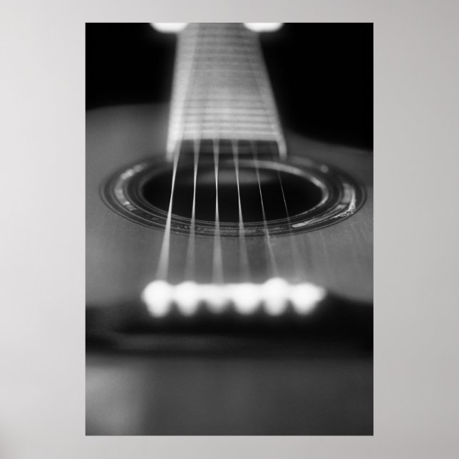 Affiches perspective de guitare acoustique (Devant)