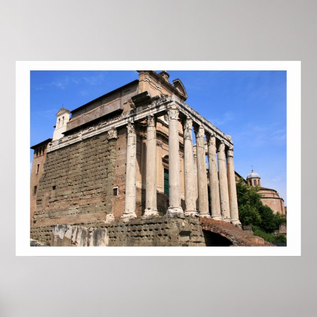 Affiches Perspective du temple (Devant)