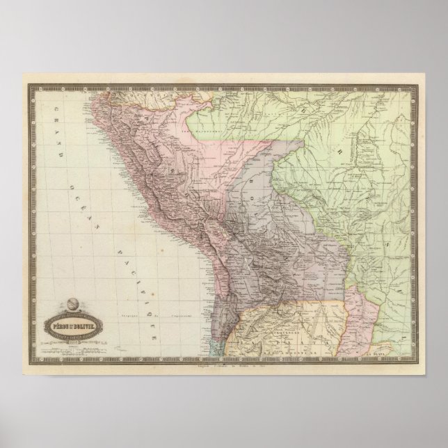 Affiches Peru, Bolivia 2 (Devant)