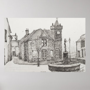 Affiches Peter Pan Statue Kirriemuir Écosse 2007