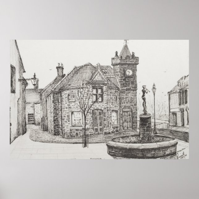 Affiches Peter Pan Statue Kirriemuir Écosse 2007 (Devant)