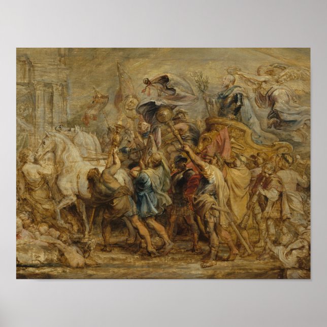 Affiches Peter Paul Rubens - The Triumph of Henry IV (Devant)