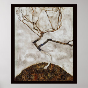 Affiches Petit Arbre À La Fin De L'automne de Egon Schiele