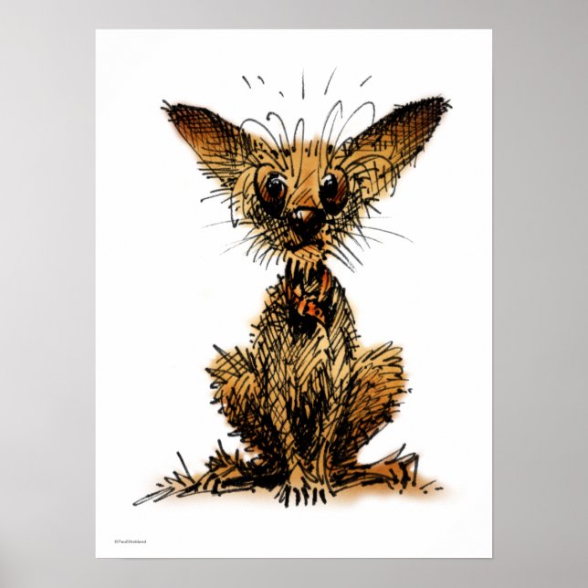 Affiches Petit chien mignon (Devant)