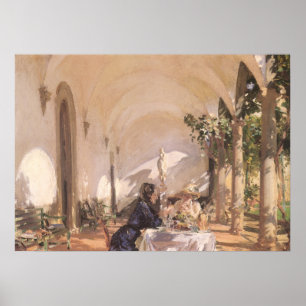 Affiches Petit déjeuner dans le bungalow par Sargent, cru
