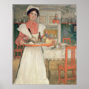 Affiches Petit déjeuner de transport de Martina sur un