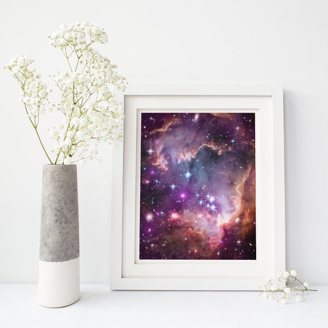 Affiches Petit Nuage de Magellan violet (Créateur téléchargé)