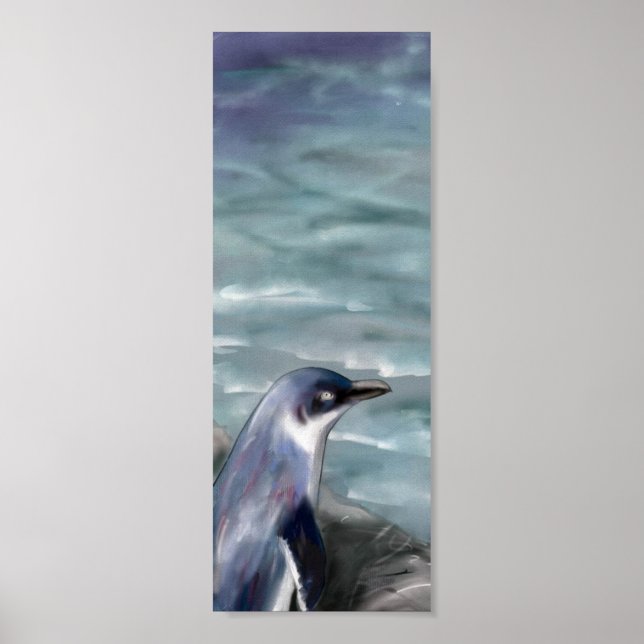 Affiches Petit pingouin bleu (Devant)