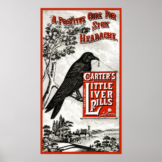 Affiches Petite annotation de Carter's Liver Pills (Devant)