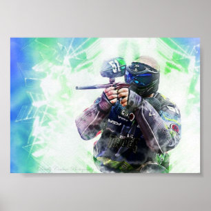 Affiches Petite copie SR3 de Paintball