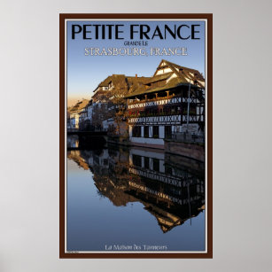 Affiches Petite France - Réflexions sur l'Ill