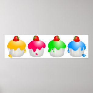 Affiches Petits pains de fraise