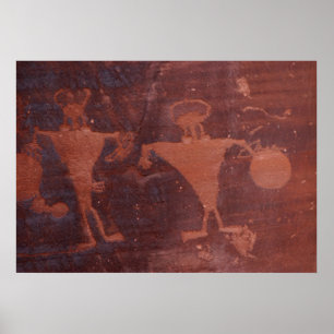 Affiches Petroglyph en Moab, Utah