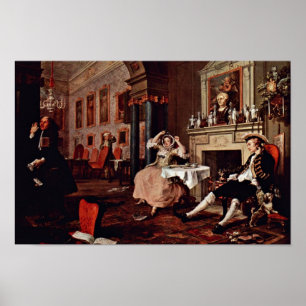 Affiches Peu Après Le Mariage " Par Hogarth William
