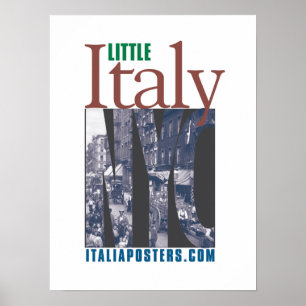 Affiches Peu d'affiche de logo de l'Italie New York City
